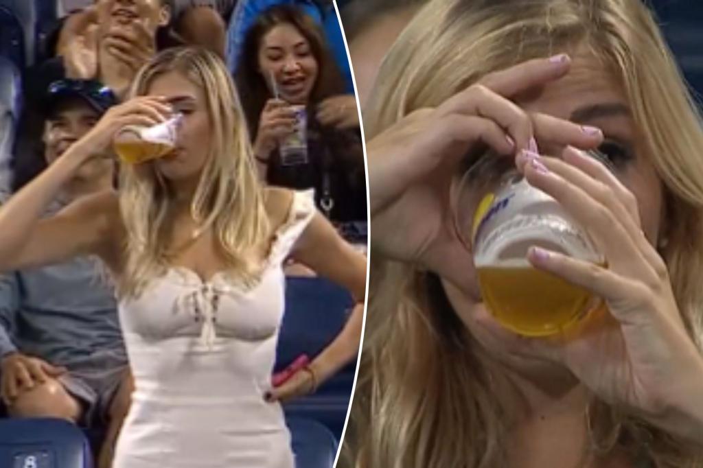New York Post on Twitter "US Open beer drinker strikes again with