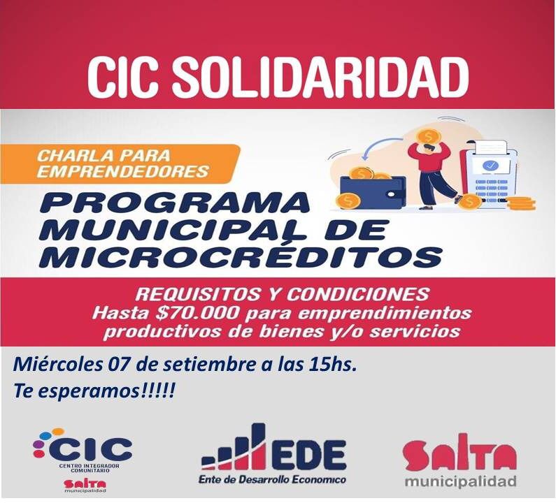 CIC1Solidaridad's tweet photo. Atencion Emprendedores!!!! Agendalo!!!!!📒🖋
Inscripciones abiertas de 8 a 19.30hs
Consultas al 4385155
Te lo vas a perder??? @DelFrariRossana @RomeroBettina @MariaSilviaVar3 @brandaweb https://t.co/R6Ya5VVWPU