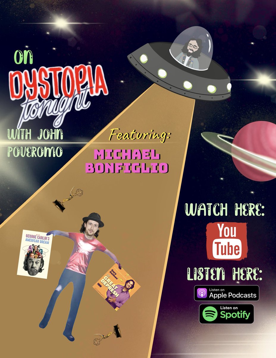 Dystopia Tonight!™️ with @JohnPoveromo tweet media