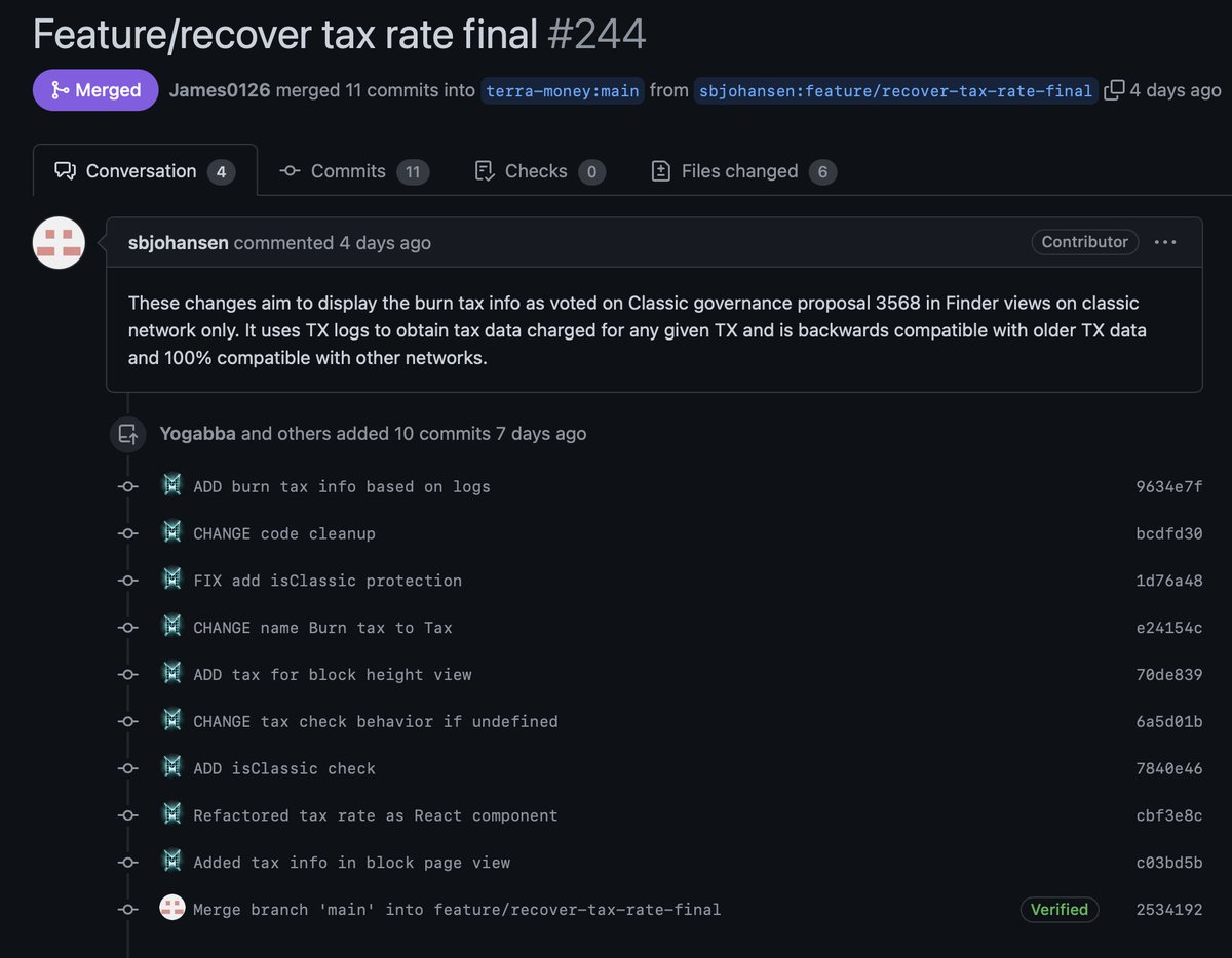 LuncSupply's tweet photo. ##LUNACLASSIC's 1.2% burn tax has been successfully merged!

Source:
https://t.co/flTyvR1en6

Source:
https://t.co/t6uYz8YspA

#LUNC #LUNACLASSIC #TERRAREBELS #LUNCBURN #LUNCARMY #LUNCCOMMUNITY #LUNCSUPPLY https://t.co/aRrweQrkrB