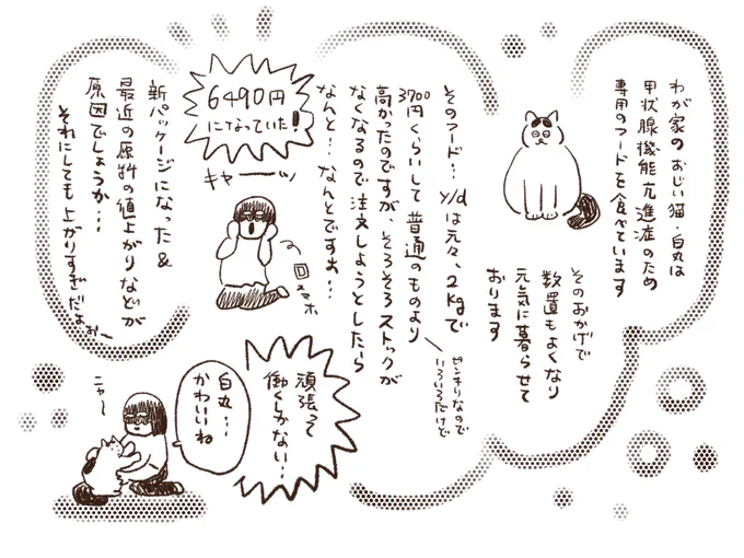 値上がり前にたくさん買っておけばよかったよ〜🤩
#さくまの絵日記 