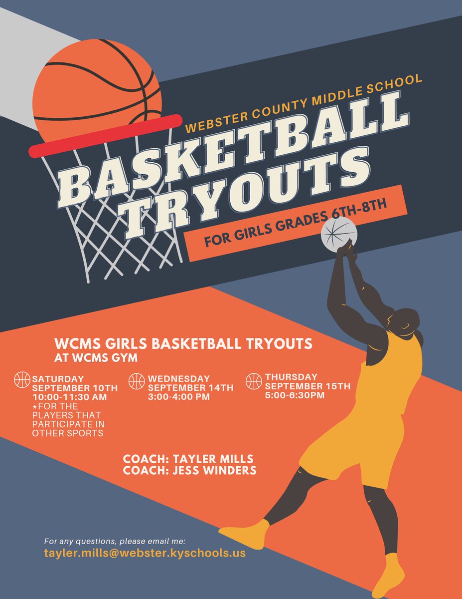 WeAreWCMS's tweet photo. Girls Basketball Info https://t.co/blP8QwlK9v