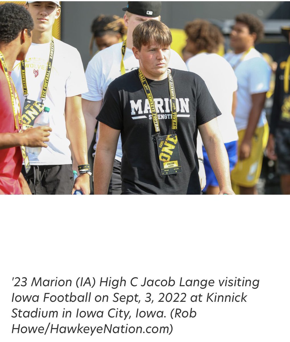 Really neat seeing some of our guys (Alex, Jacob, and Kaleb) in Kinnick Stadium yesterday. They’re always repping the Wolves with class. You can also peek ‘22 alum RyWhit in the pics.
 
Photo cred: @RobHoweHN