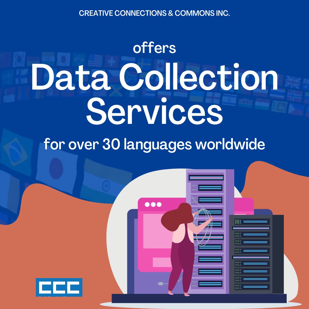 CCCjph's tweet photo. Get high-quality data through CCC's data collection service. Rest assured, you'll receive the data you need. Hassle-free! More: https://t.co/yyAAFedXSZ
#ArtificialIntelligence #DataCollection #MachineLearning #DataCollectionServices #MultilingualDataCollection https://t.co/WGbIj7YQ4r