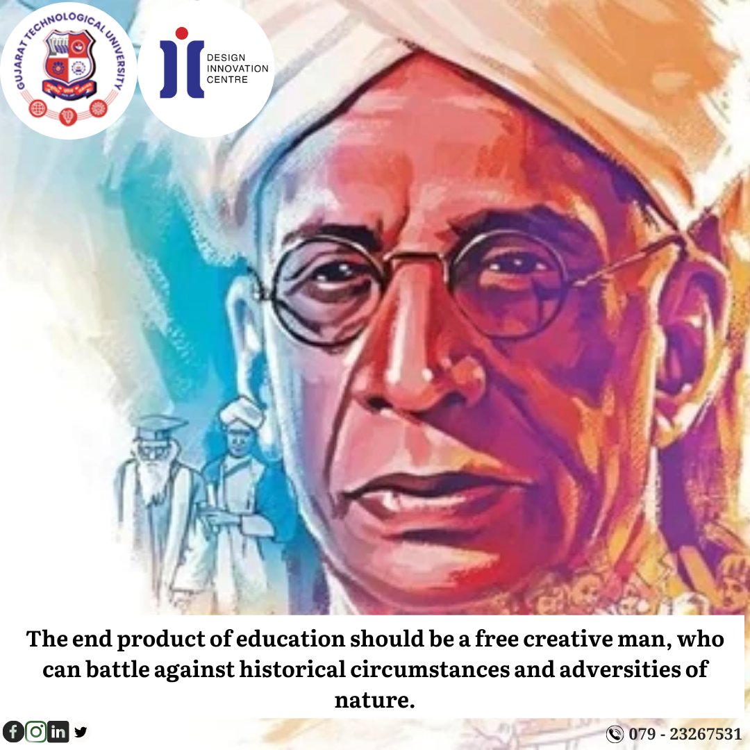 DicGtu's tweet photo. On this significant occasion of Dr. Sarvepalli Radhakrishnan’s birthday, this is a tribute to honor the significance of teachers in our lives and extend gratitude for their contributions.

#teachersday #GTU #india #education #gratitude #TeachersDay2022 https://t.co/AgFbnRKOww
