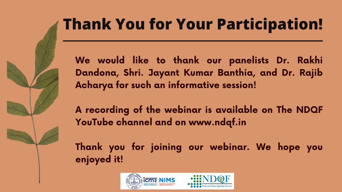 Recording of our webinar titled, 'Count EVERYONE' is now available on NDQF YouTube channel. 

Here's the link: youtu.be/7x4N_6QloKo

@icmr_nims <a href="/Pop_Council/">Population Council</a> <a href="/Niranjan_PC/">Niranjan Saggurti</a> <a href="/sarithanair17/">saritha nair</a> <a href="/rajibacharya/">Rajib Acharya</a>