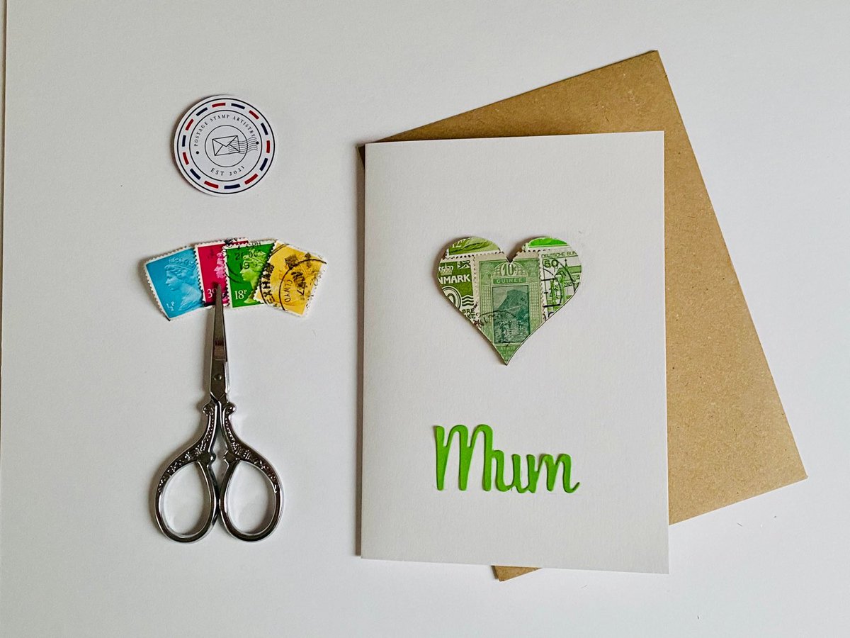 pstampartistry's tweet photo. Excited to share this item from my #etsy shop: Pick Your Mum Card/Mum Birthday Card/Various Colours/Handmade/Vintage Postage Stamps Card - 4x6" Greeting Card https://t.co/0jS2v1zDEw
#earlybiz #mhhsbd #craftbizparty #mum #mumcard #heart #postagestampcard #stampcard #heartcard https://t.co/40evJadrdk