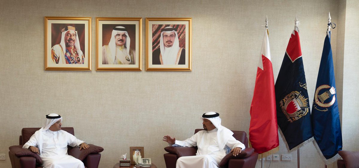customs_bah's tweet photo. استقبل معالي الشيخ أحمد بن حمد آل خليفة رئيس الجمارك ، سعادة الشيخ خليفة بن أحمد آل خليفة رئيس هيئة البحرين للثقافة والآثار https://t.co/49bhbJFcIi