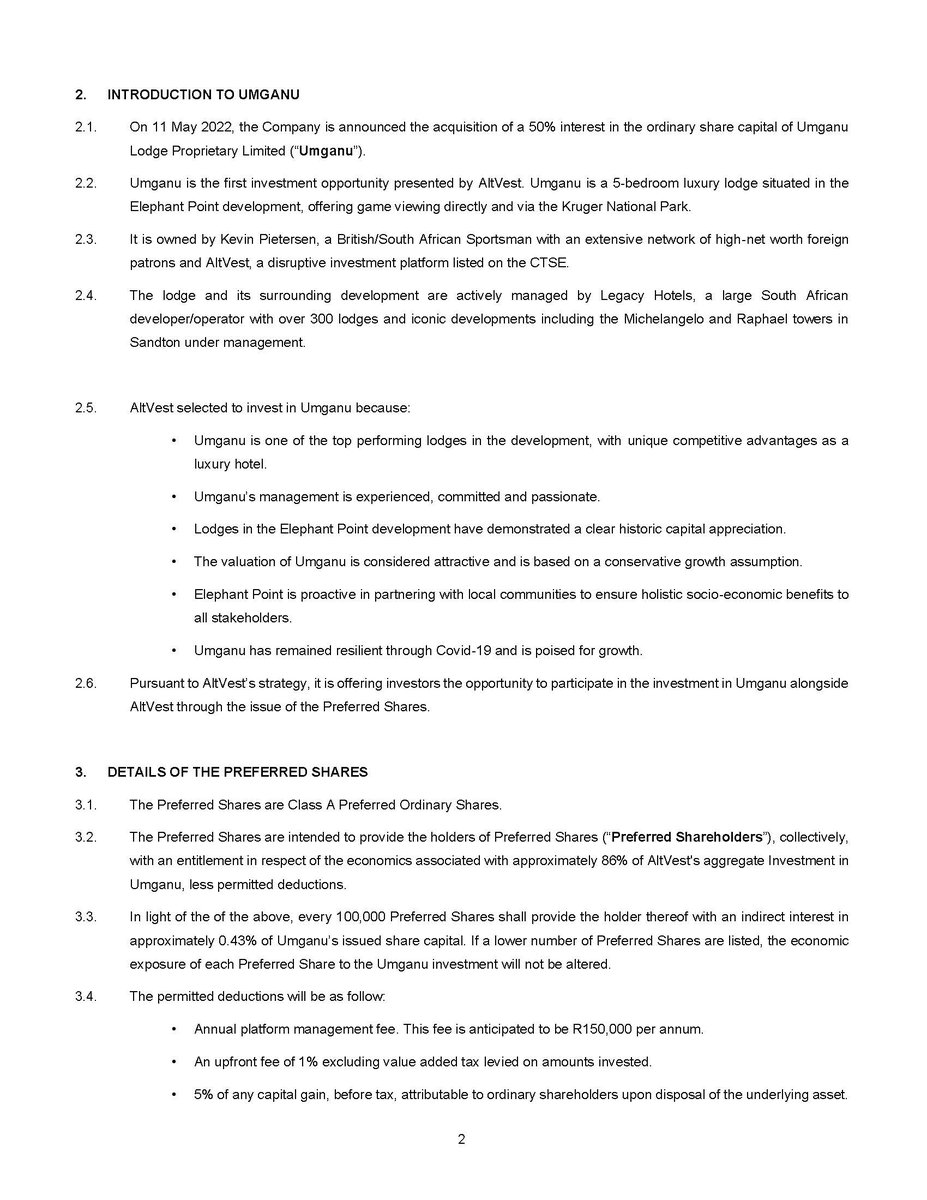 CapitalAltvest's tweet photo. 🚨It's the announcement you have been waiting for! Our formal notice of Umganu's listing and a withdrawal of our cautionary

Umganu lodge goes live on 22 September!

The link to the announcement: https://t.co/QoiYdeVOmg

The link to the prospectus: https://t.co/whAhHmpHhu https://t.co/LmFMoc5f87