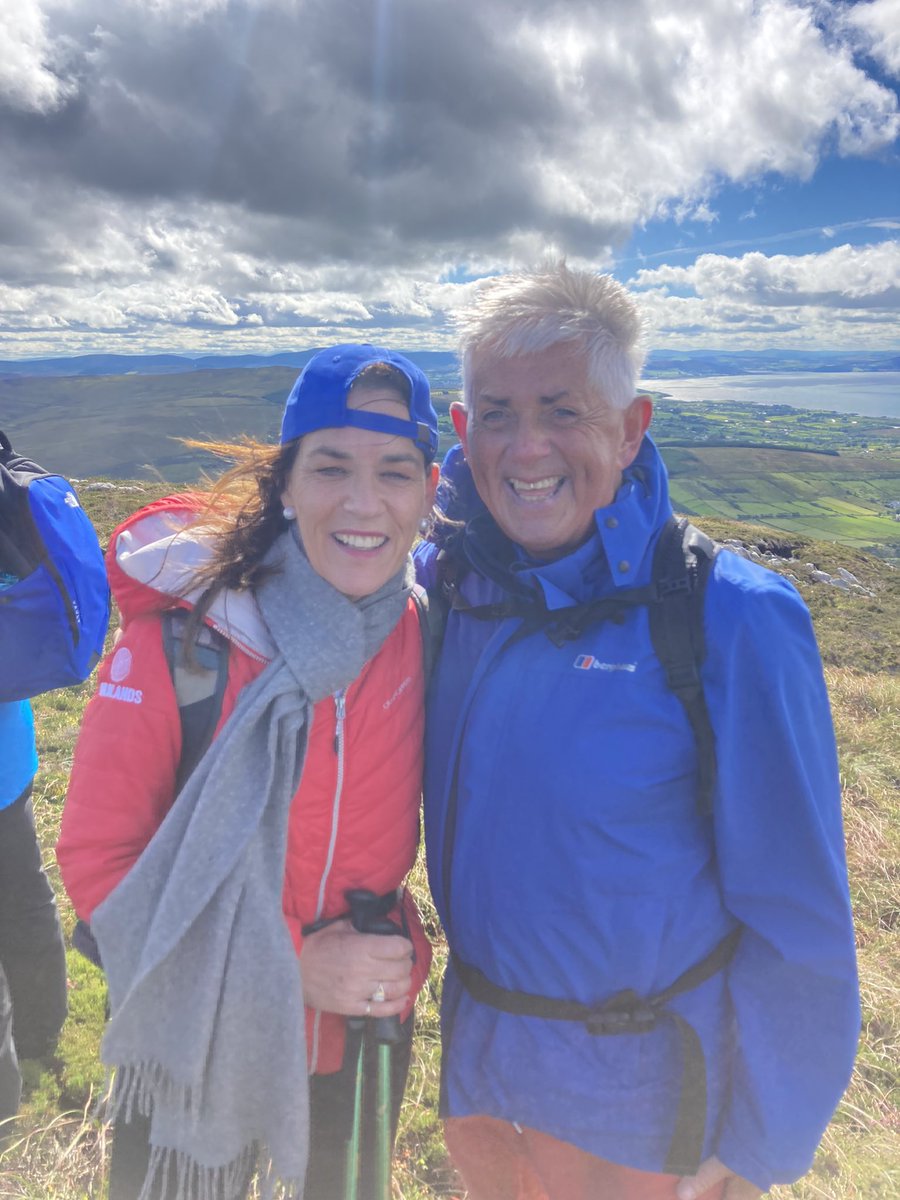 Noreendarcy's tweet photo. The #urrishills @govisitdonegal #inishowen are breathtaking day 1 #donegalcamino22 in aid of @cancercarewest superbly organised hike #keepdiscovering #WildAtlanticWay #lovedonegal #supportcancercarewest Lรก den scoth https://t.co/C7AUw93xx6