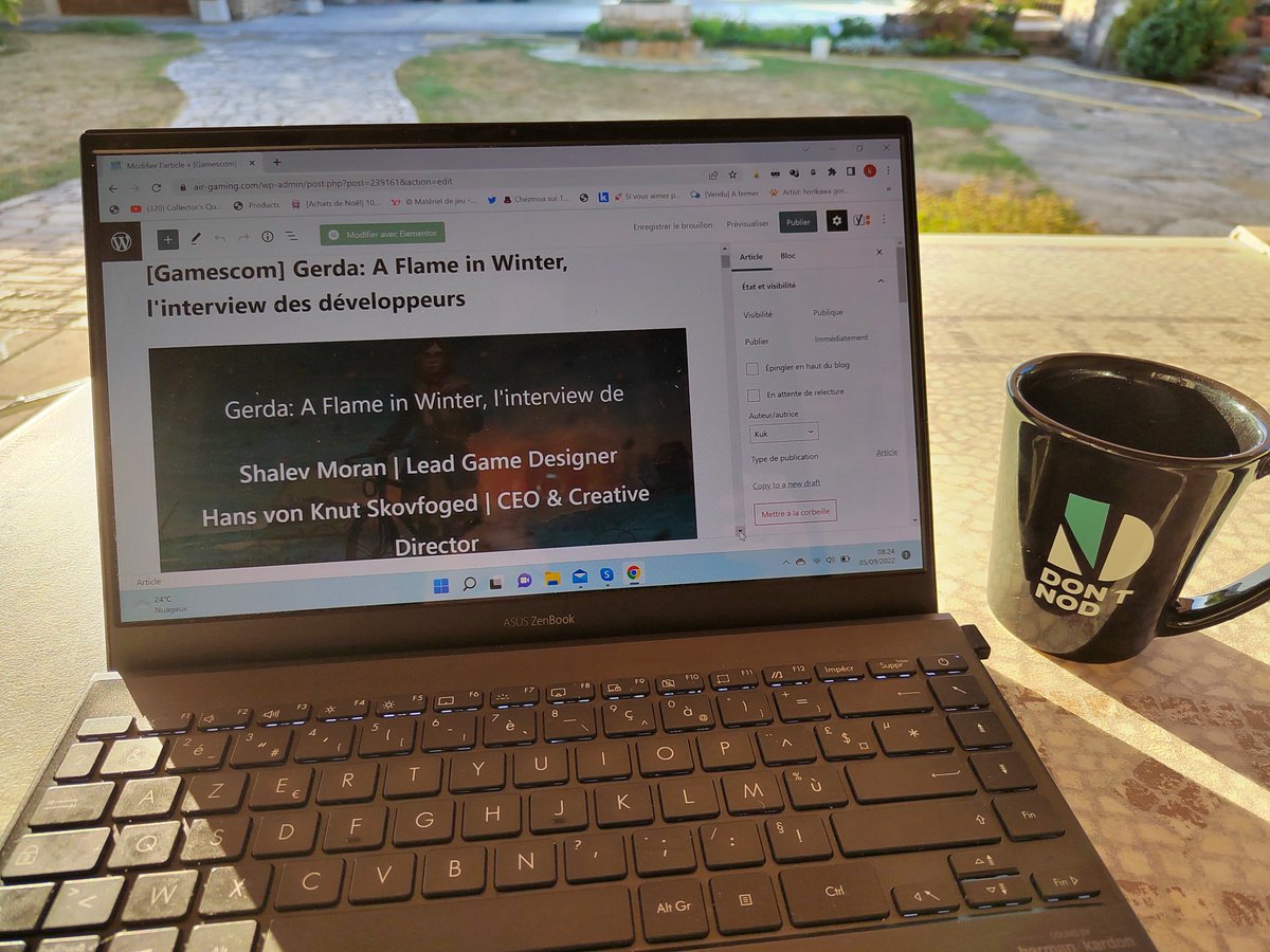 Relecture du matin, sur l interview de #Gamescom de @PortaPlay
<a href="/DONTNOD_Ent/">DON'T NOD</a>