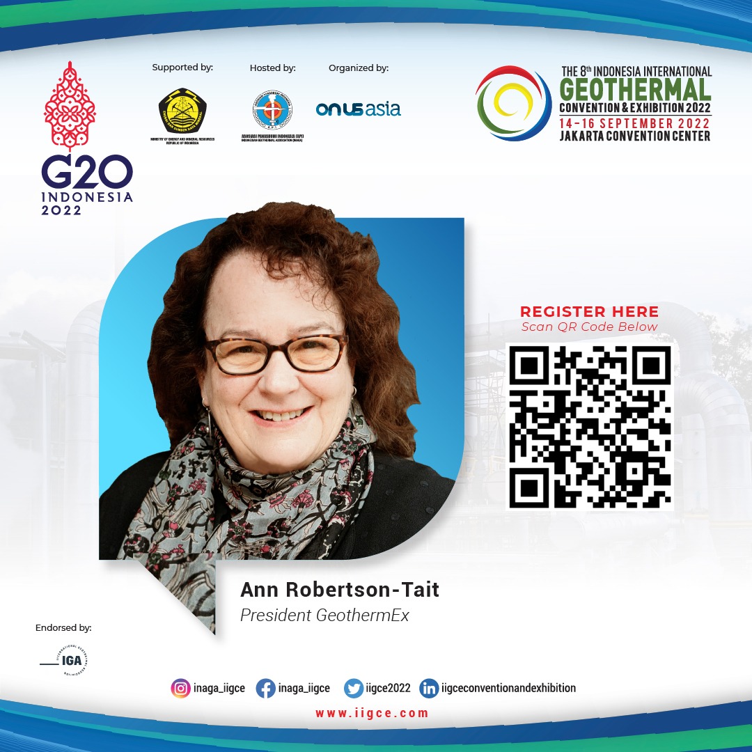 More on #IIGCE2022

As a President of GeothermEx, Ms. Ann Robertson-Trait is expected to be the speaker in our extraordinary plenary session 3 with topic “Sharing Experience of Indonesia Geothermal Development from Zero to Hero” 

Click iigce.com