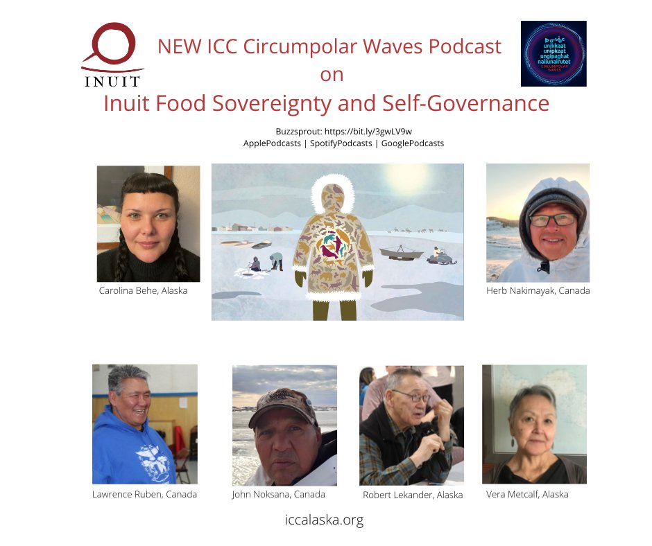 Polar_Research's tweet photo. The Inuit Circumpolar Council is talking about #Inuit #FoodSovereignty in a new episode of our #podcast Unikkaat/Circumpolar Waves, based on the Food Sovereignty and Self Governance (#FSSG). 
📔Report: https://t.co/iLMxJyk3Ia 
🎧Podcast: https://t.co/kyRPVNMQoK https://t.co/XvTWvTXP0Y