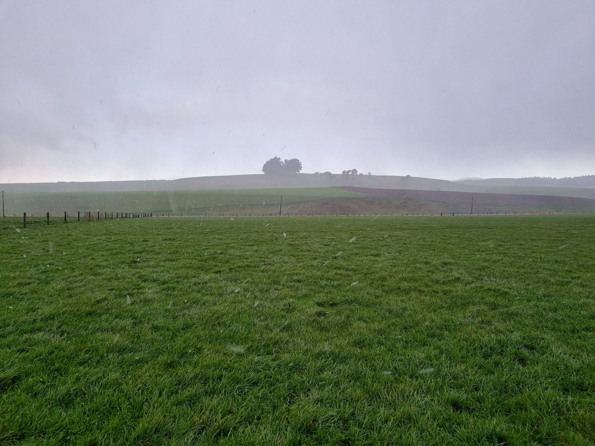 BenDooley8's tweet photo. First two photos taken at the same time, one facing North, the other South. The 3rd and 4th, 2 minutes later.

#SeptemberSnow https://t.co/lYEjFte8LQ