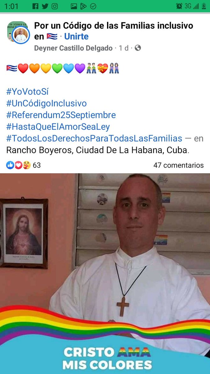 AsereYaPing's tweet photo. Esto ya es INTOLERABLE🤬🤬🤬🤬🤬🤬🤬🤬🤬🤬🤬🤬🤬🤬🤬🤬🤬
#CubaEstadoFallido #DiosNoEsComunista #YoVotoNo 
Y este tipo de que va ?? CUANTA FALTA DE RESPETO A LA IGLESIA CRISTIANA. Puedes estar a favor o en contra pero utilizar a Dios para lograr objetivos que estan totalmente https://t.co/V9EolypVC2