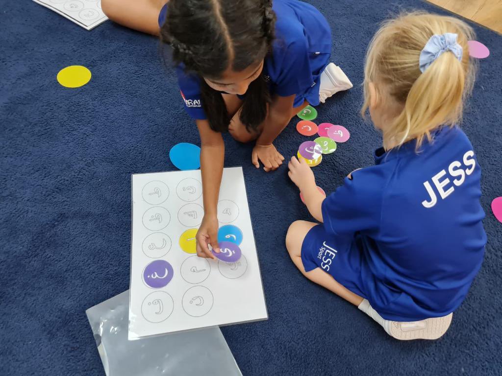 JESSArabicDept's tweet photo. Year 2 learning Arabic letters in fun way #JESSPrimary https://t.co/rIPKTwqOQW