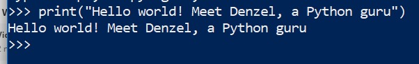 GitongaDenzel's tweet image. I got a scholarship with @Google @coursera, and this is my first code...
@googledevs #python #automation #automationwithpython #firstcode
