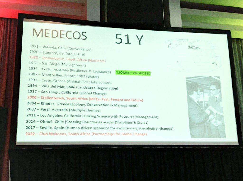 Welcome to #FynbosMedecos2022!

Prof Karen Esler providing an overview of collaboration around understanding the world's Mediterranean-type ecosystems, starting back in the 1970s.