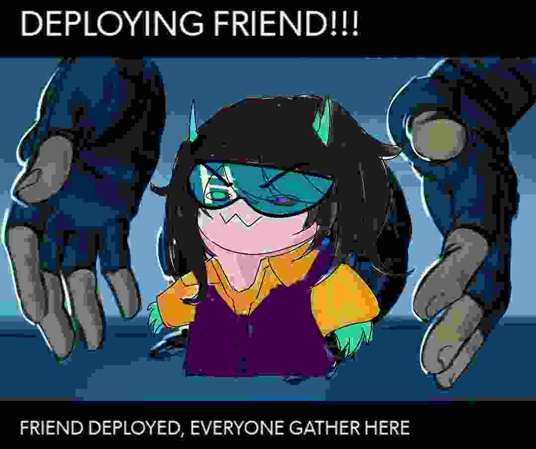 good mayhem all

been a while since i said that anyway who wants a fren cuz i am fren so here have a fren

happy munday