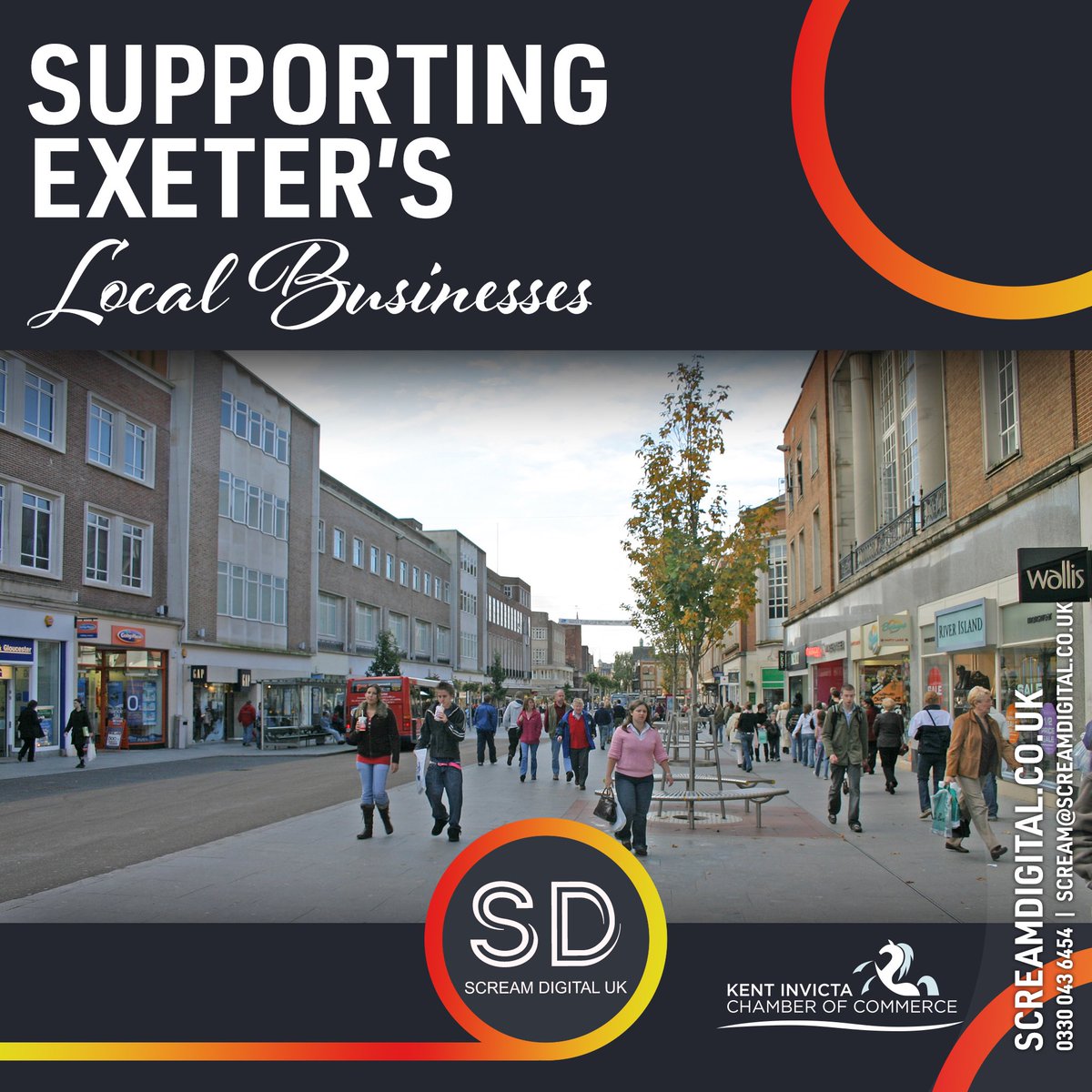 screammaxstudio's tweet image. Are you a business in Exeter? We are offering 10% off all Website Design and Development / E-commerce Solutions until the end of next week. 
To claim this amazing offer call us on 0330 043 6454 and quote exe10. 

#exeter #exeterwebdesign #helpingsmallbusinesses #exetercity