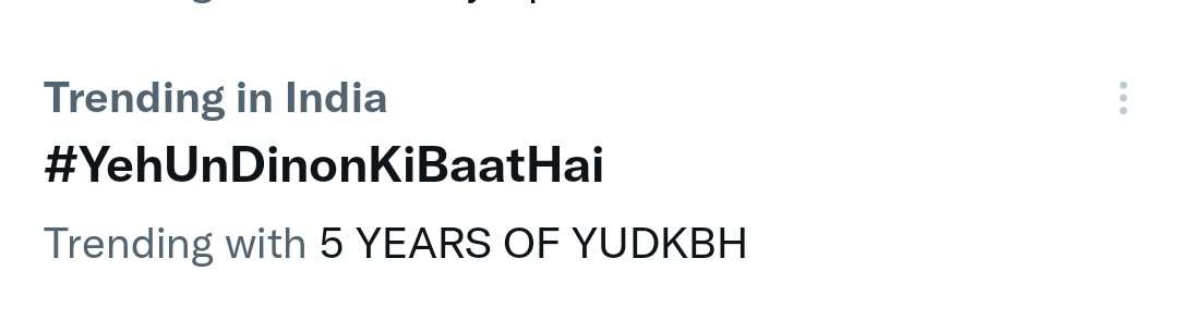 forever_ashdeep's tweet photo. The magic of this show never wanes
Trending 🎉🎉 

5 YEARS OF YUDKBH
#YehUnDinonKiBaatHai https://t.co/AAveJotVbY