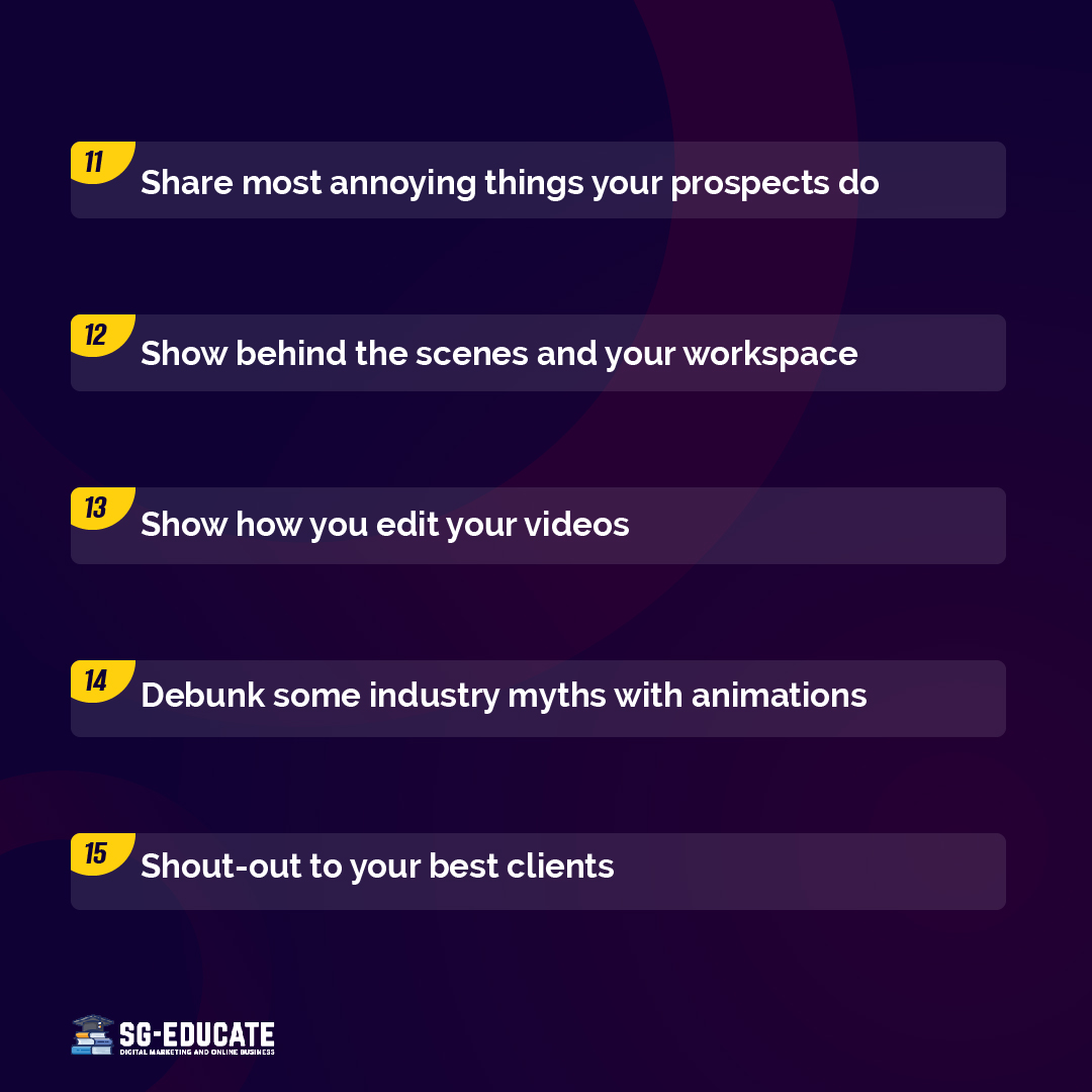 sgeducatee's tweet photo. Insanely awesome Ideas of reels you must try !  
Don't want to show your face ? 
 And .....  Also want to grow fast on social media ?
Here I have collected some reel ideas for you without showing your face . .
#trending #dollar #growthmindset  #Reels #reelsinstagram https://t.co/FMckZJpEns