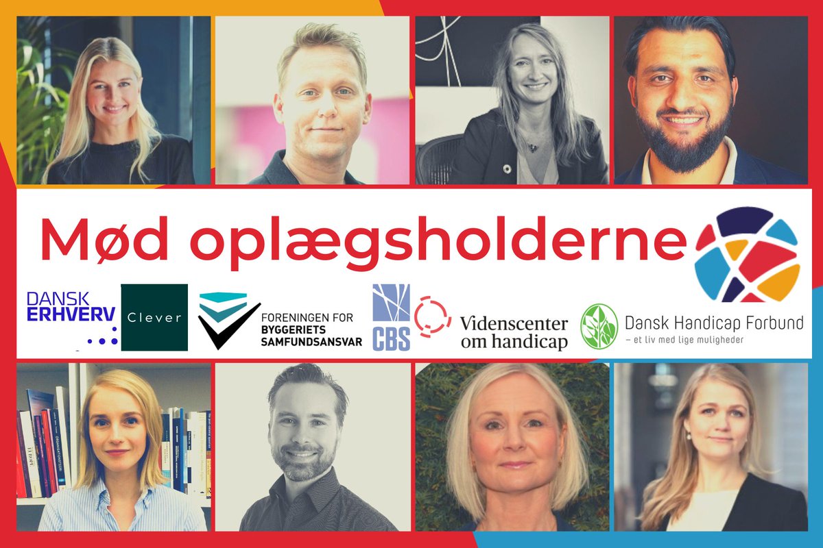 Mangfoldighed1's tweet photo. 👨‍🏫Mød oplægsholderne👩‍🏫
#Mangfoldighedskonference er for dig der arbejder med: #diversitet🎯#inklusion, #CSR, #SDG eller #HR🧑‍🤝‍🧑🧑‍🤝‍🧑
Tilmelding👉 https://t.co/WS0pixZaF6

Vi ser frem til at se dig!
/ Teamet https://t.co/9ELcAwGsis https://t.co/l6vPurguck