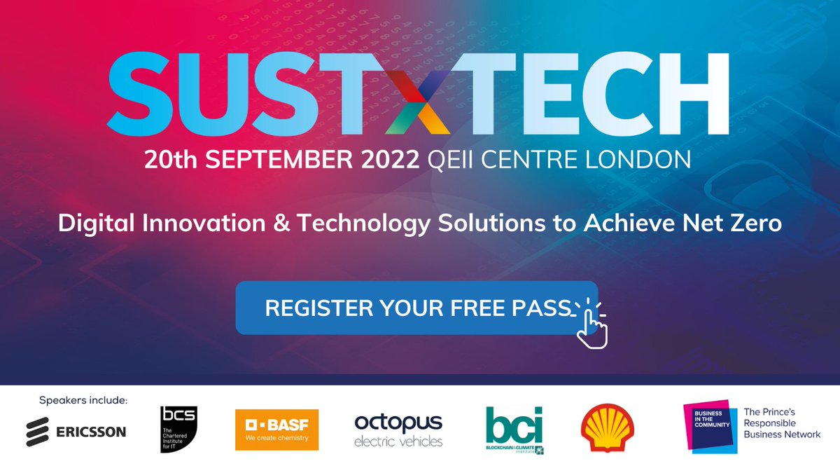 ComputerWeekly's tweet photo. We are delighted to announce we are partnering with the SUSTx Technology Summit 2022, sharing knowledge and insights on how to transition your organisation to net-zero using innovation and technology.
Register today and find out more ➡️ https://t.co/3nO497buTS #SUSTxTech22 https://t.co/pvUeCWSduE