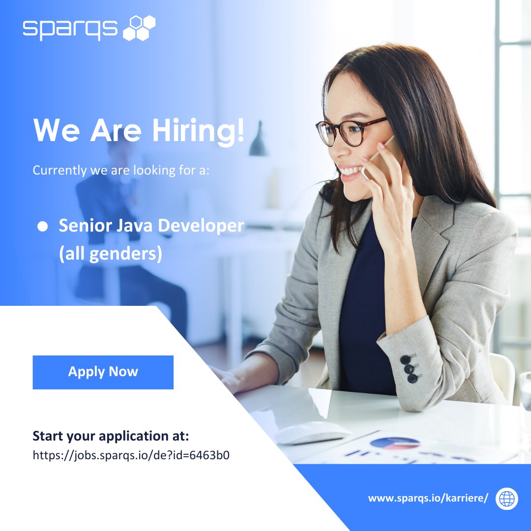 sparqs_io's tweet photo. Wir stellen ein!

Du hast bereits mehrere Jahre Erfahrung im Bereich Java und auch schon strategische Projekte erfolgreich ins Ziel gebracht?
Dann bist du bei uns als Senior Java Developer genau richtig!

Alle Infos findest du unter: https://t.co/lOvGfPmaxk https://t.co/2aThaQqFY1