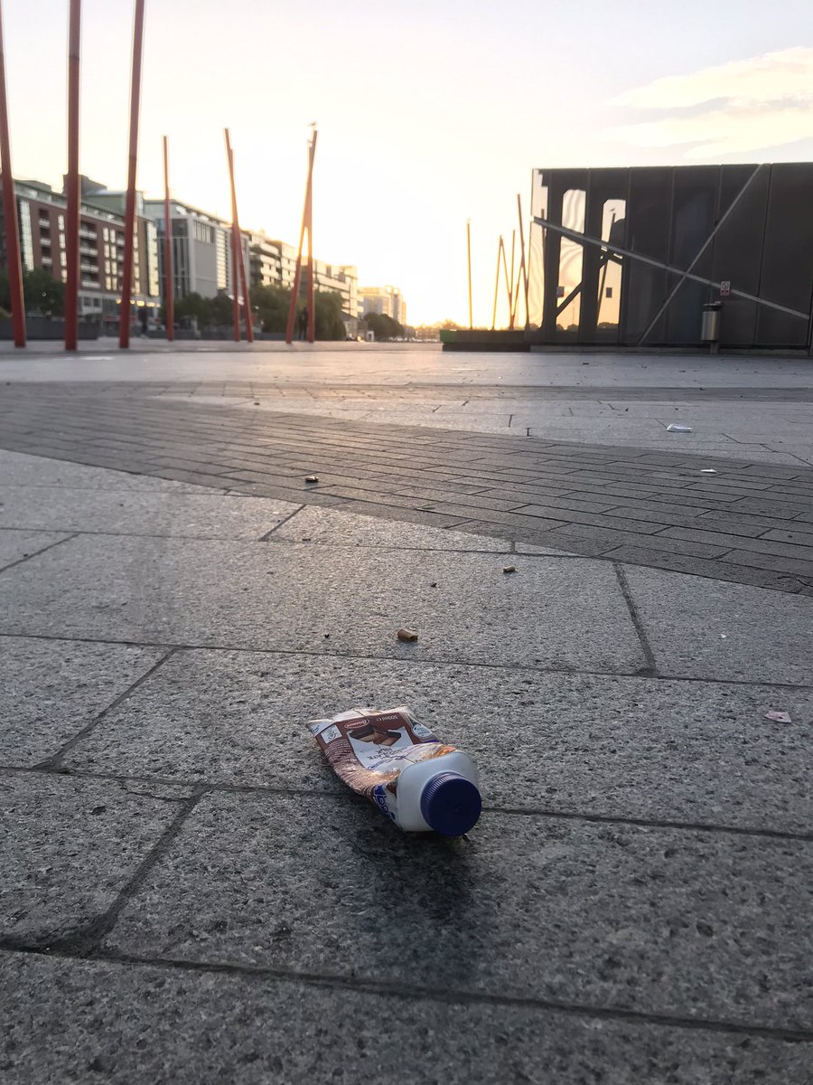 AislingTM's tweet photo. An @IrishLitter survey of 33 waterway areas found only 8 were deemed ‘clean’ - Grand Canal Dock pictured here was deemed ‘heavily littered’ which denotes dumping. @rtenews https://t.co/8SiVoj8uac