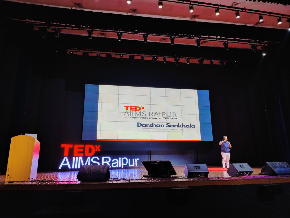 sankhala_darsh's tweet image. Love to address students of @aiims_rpr at @TEDx @TEDTalks 
@AIIMSRaipur 

#Darshan #darshansankhala #TEDx