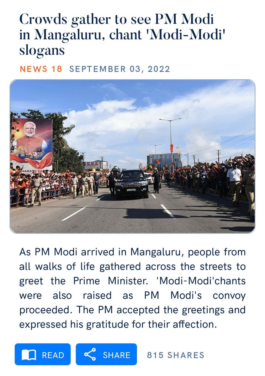 dhruviny1's tweet photo. Crowds gather to see PM Modi in Mangaluru, chant 'Modi-Modi' slogans
https://t.co/evXDioZ2Z0

via NaMo App https://t.co/0boa3You1j