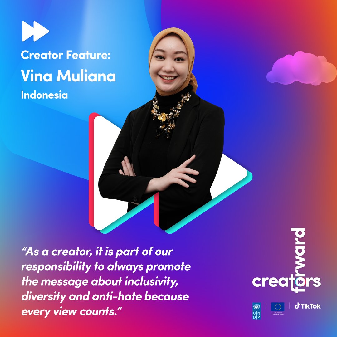UNDPasiapac's tweet photo. Leveraging the positive synergies between tech + development communities #CreatorsForward unites Asiaโs top digital talents to empower them to drive change & address online hate speech. ๐ป
Learn more about @UNDPโs, TikTok & the @EU_FPIโs programme on: https://t.co/fLecRZMJzm ๐ https://t.co/RpXQETogO4