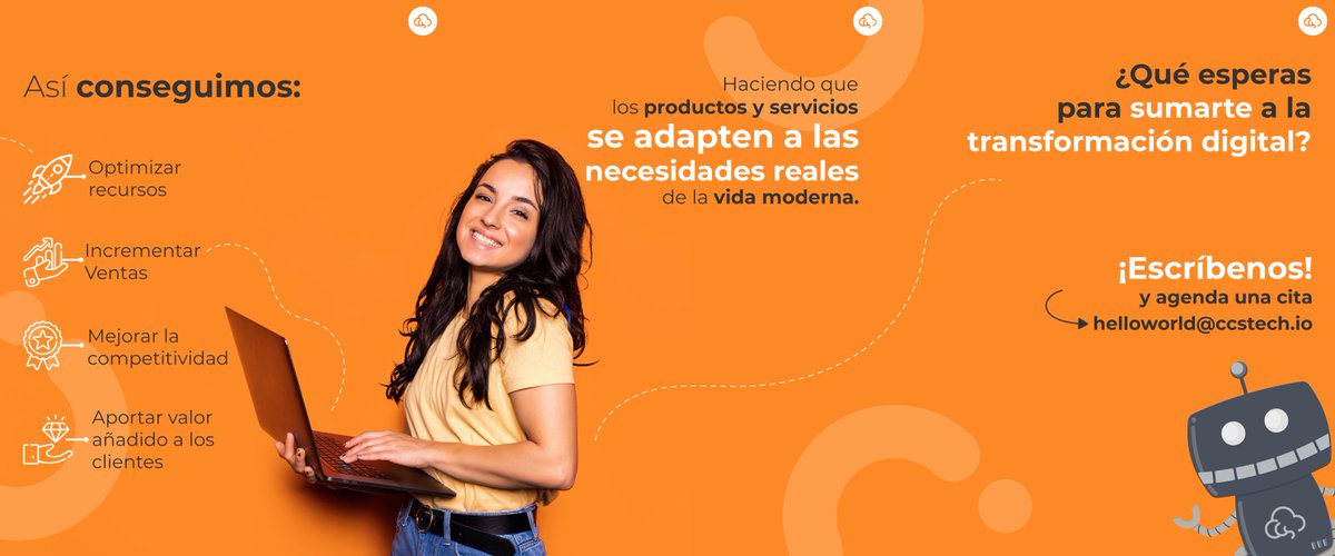 ccstech_io's tweet photo. La transformación digital moderniza tu negocio y lo prepara para el futuro🚀
¿Quieres saber más?
Escríbenos⬇️
helloworld @ccstech_io
#thepowerofcode #development #webdevelopment #appdevelopment #desarrolladordesoftware #tech #spaintech #vlctechcity #valenciatech https://t.co/1zFL68sm2k