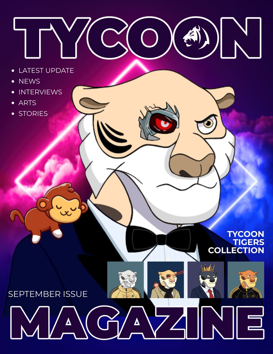 discostumc's tweet photo. Congratulations to our @TycoonTigers #CoverComp winners π
Voted π³ by our community π
π₯- @nikkryptic 0.05 ETH
π₯- @Elliott_Grogan 1 x Tiger
π₯- @JamesDigiJ 1 x Tiger
Thank you for all the submissions, was a fun competition to start off with - Looking forward to the next π https://t.co/xL4fDjNWPw