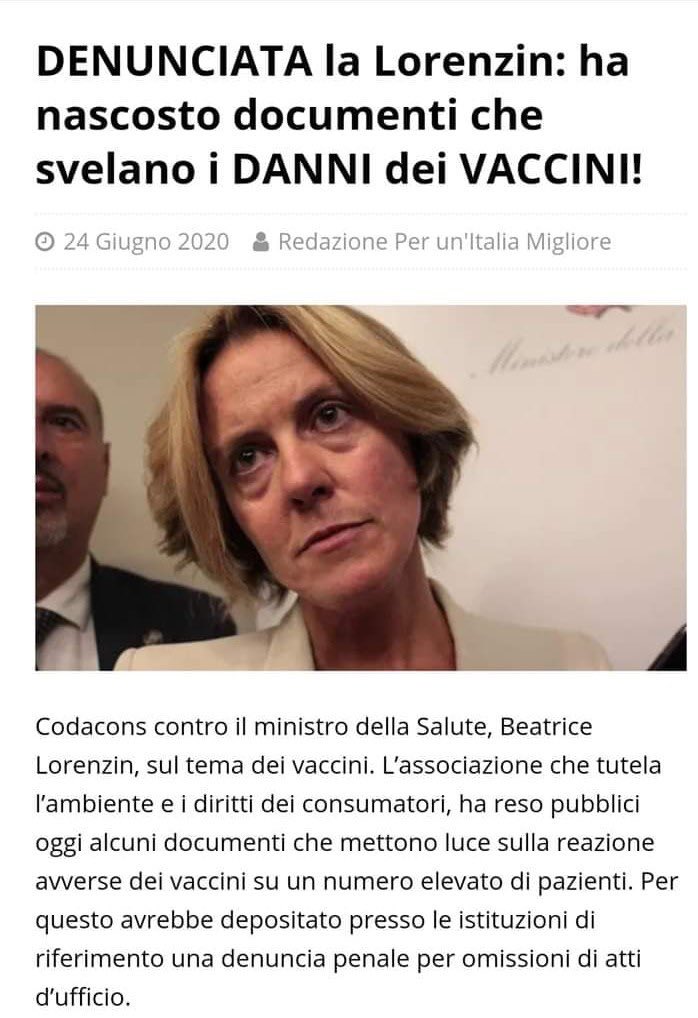 <a href="/BeaLorenzin/">Beatrice Lorenzin</a> <a href="/EnricoLetta/">Enrico Letta</a> SEI UNA DELINQUENTE.