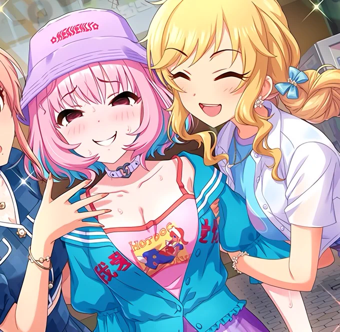 大槻唯ちゃんに腕を組まれておっぱいが当たってたら、俺だってきっとそんな顔になる。 