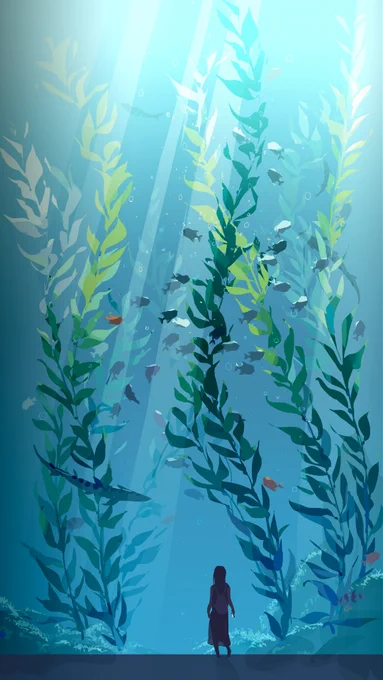 Giant kelp forest 