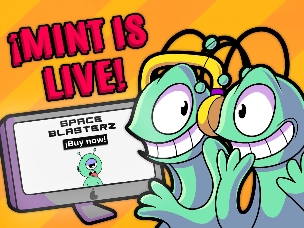 We are back stronger! 👏🏻🚀

Due to some minor technical issues, our mint had to be paused to ensure the highest quality of service.

WL Mint: 

0.06 ETH (Max. 3 per wallet)

Supply: 555

Mintspaceblasterz.xyz

Our official collection on Opensea:

opensea.io/collection/spa…