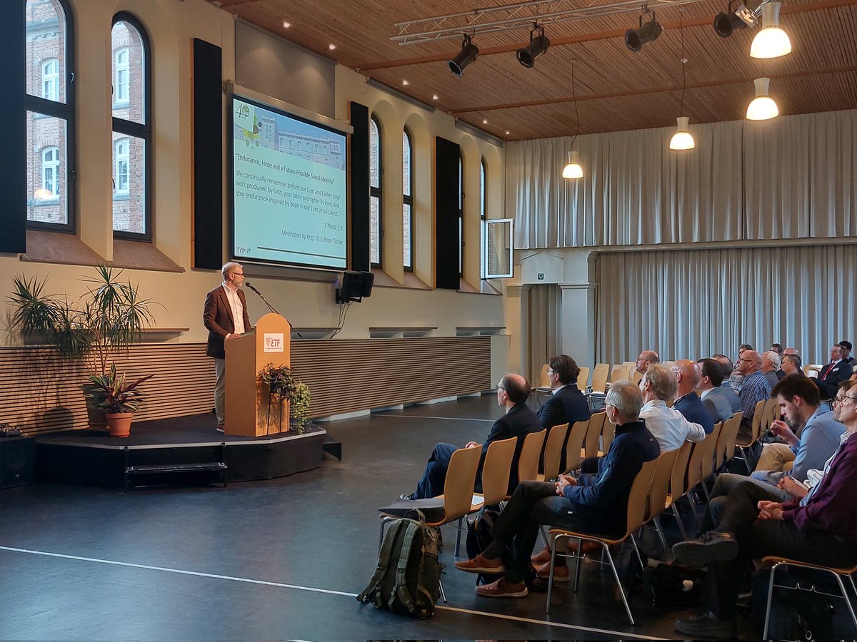 jellecreemers's tweet photo. The annual Doctoral Colloquium has  started @ETFLeuven, again on our beautiful campus after two years online! Great to see one another again face to face. The theme of this year "Endurance sustained by hope" is introduced by @JBrianTucker in the opening chapel from 1Thess 1:3. https://t.co/bnTWPTy6zw