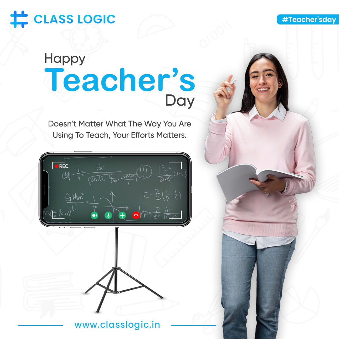 ClassLogic's tweet image. #HappyTeachersDay #Classlogic #OnlineTeachingApp