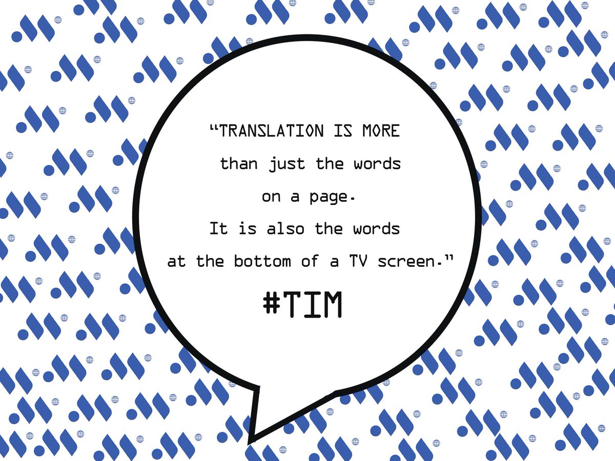 MaitrizLSP's tweet photo. Translation is everywhere: even on your TV screens. #TIM #TranslationIsMore #AWorldWithoutBarriers #ITD2022 https://t.co/fCEfDIn9cb