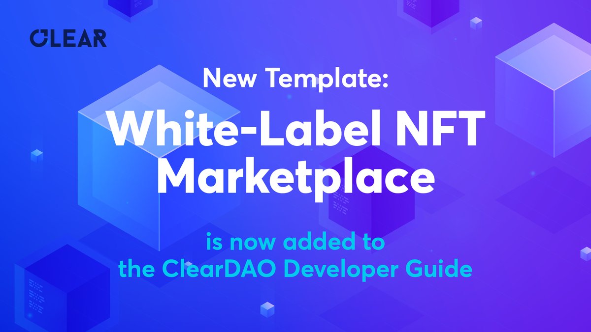 clear_dao's tweet photo. 🪆It's Labor Day, won't forget crypto workers who built this wonderland &amp; keep building its future

📢Announcement
ClearDAO is marching the NFT space by releasing a template for NFT marketplace that specializes in new NFT types &amp; ways to transact

🫱More https://t.co/SVqgMSPN8r https://t.co/VBibe9PjAe