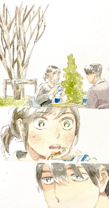 「ロジックツリー」第1回のカラーと最終回のカラーです。 