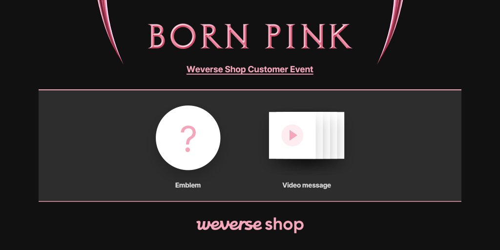 BLACKPINK 2nd ALBUM『BORN PINK』 #WeverseShop 限定特典✨ 🖤未公開