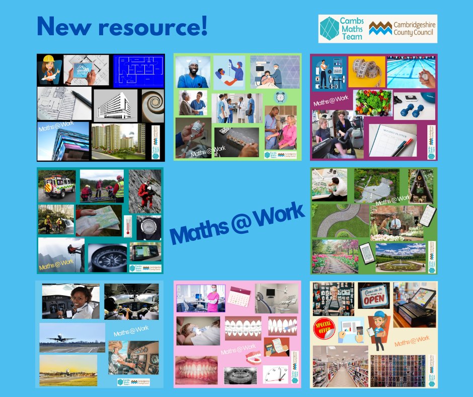 Cambs_SIS's tweet photo. The first edition of our new Maths@Work series is now available on our Facebook page! Follow the link for more information: https://t.co/C0HeW73Qm9 #CambsMaths https://t.co/dAnGK0y20x