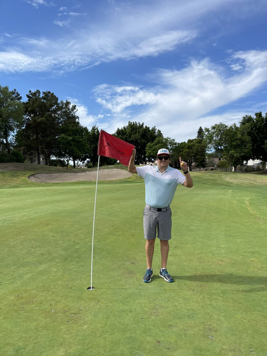 SDLiferfan's tweet photo. #letsgo! My first Hole in one! #EnagicGolfCourse 139 yds @TaylorMadeGolf 9iron @randomgolfclub sorry I didn’t have the #acecam on. https://t.co/z5We3py4t6