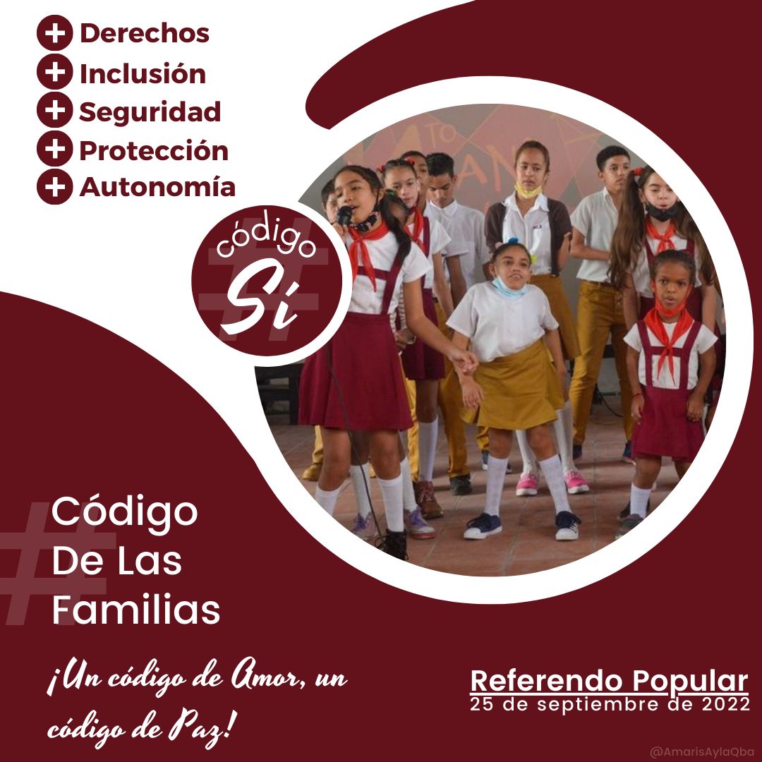 YaimaAngelHern1's tweet photo. El próximo 25 de septiembre reafirmaremos nuestro Sí por #Cuba #Códigosí https://t.co/WC3F4o4SEE
