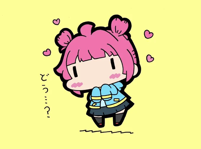 ハートのお団子りなりー 