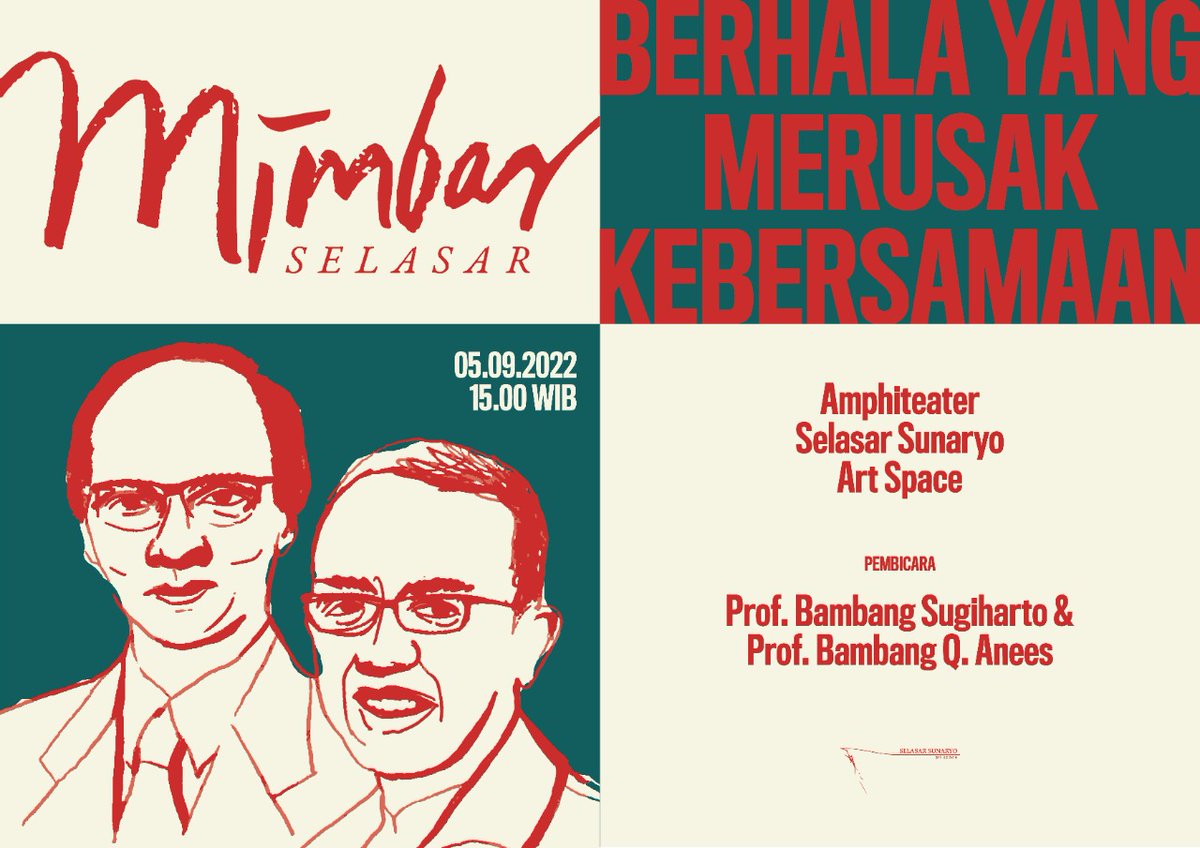 Mimbar Selasar Sunaryo Art Space "Berhala yang Merusak Kebersamaan" bersama Ketua Lakpesdam NU Jabar, 05-09-22, 15.00